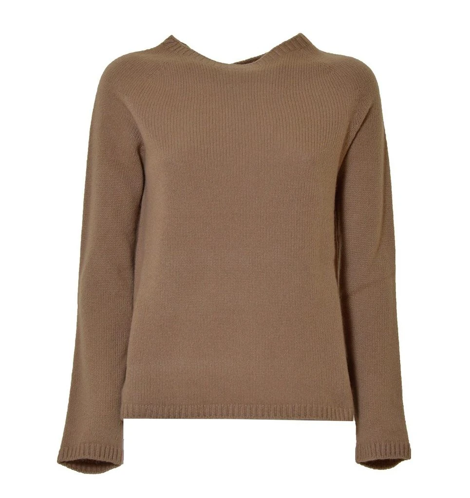 商品Max Mara|'S Max Mara Long-Sleeved Crewneck Knitted Jumper,价格¥1810,第1张图片