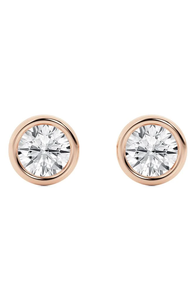 商品Badgley Mischka|14K Gold Round Cut Near Colorless Lab-Created Diamond Stud Earrings - 3.0ct,价格¥18131,第1张图片