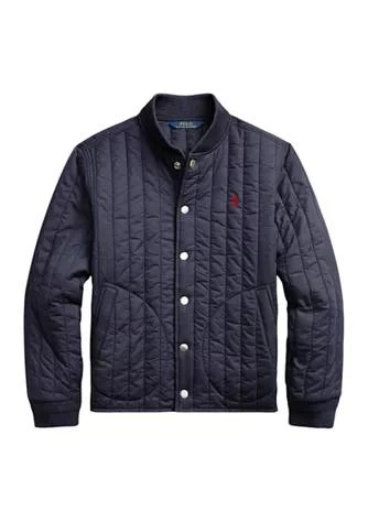 商品Ralph Lauren|Lauren Childrenswear Boys 8 20 Water Repellent Baseball Jacket,价格¥546,第1张图片