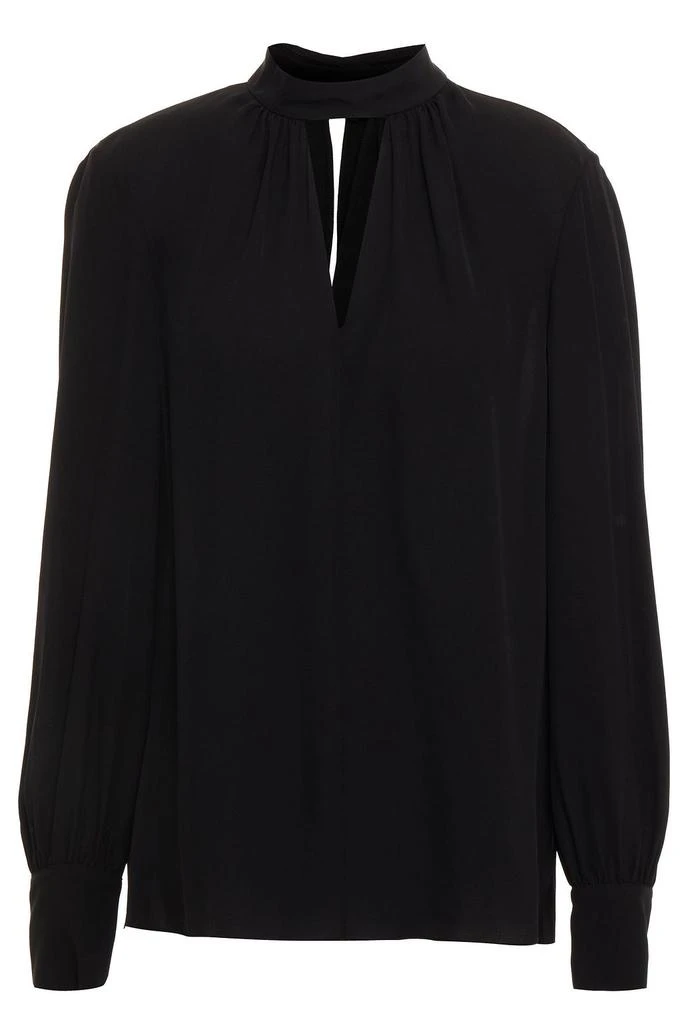 商品Theory|Cutout silk crepe de chine blouse,价格¥780,第1张图片