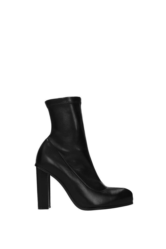 商品Alexander McQueen|Ankle boots Leather Black,价格¥3161,第1张图片