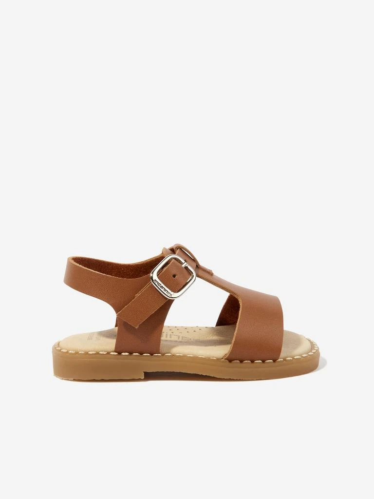 商品Andanines|Andanines Kids Leather Sandals in Beige,价格¥240,第1张图片