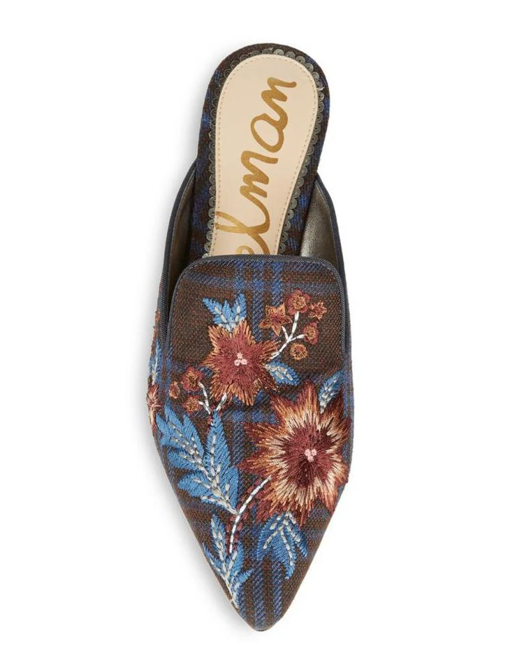 商品Sam Edelman|Aven Embroidered Floral Mules,价格¥454,第5张图片详细描述
