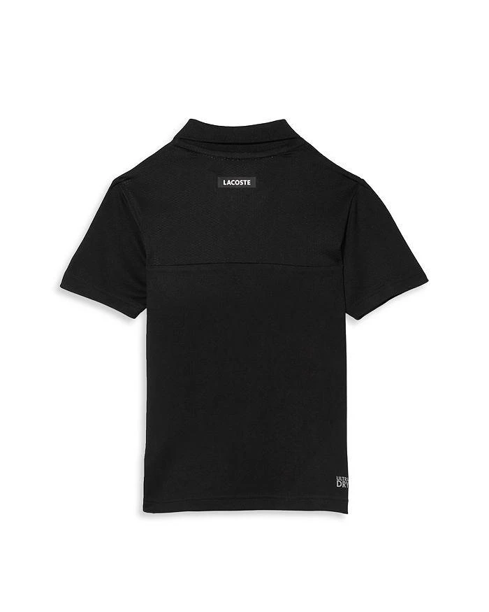 商品Lacoste|Boys' Short Sleeve Ribbed Polo - Little Kid, Big Kid,价格¥524,第2张图片详细描述