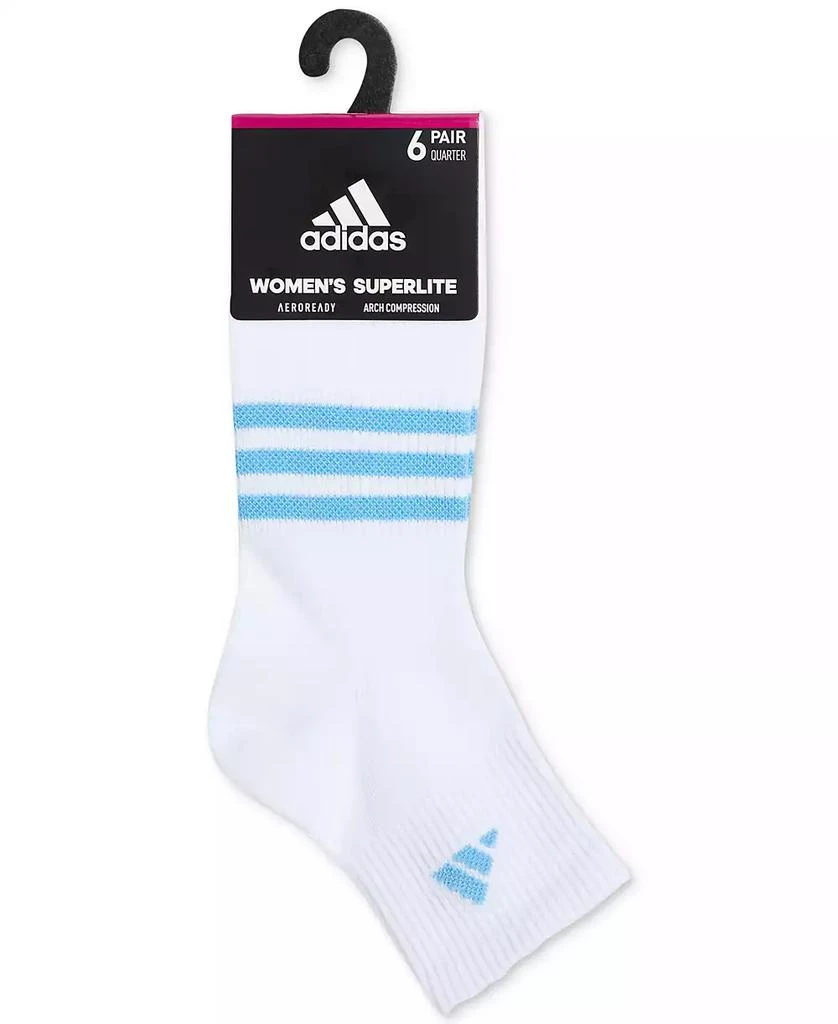 商品Adidas|Women's 6-Pk. Superlite 3.0 Quarter Socks,价格¥82,第2张图片详细描述