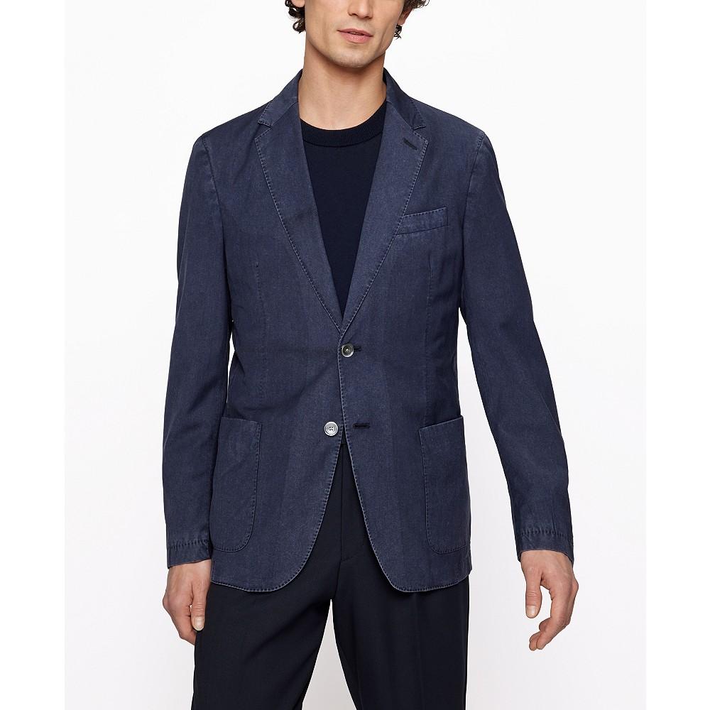 BOSS Men's Slim-Fit Single-Breasted Jacket商品第1张图片规格展示