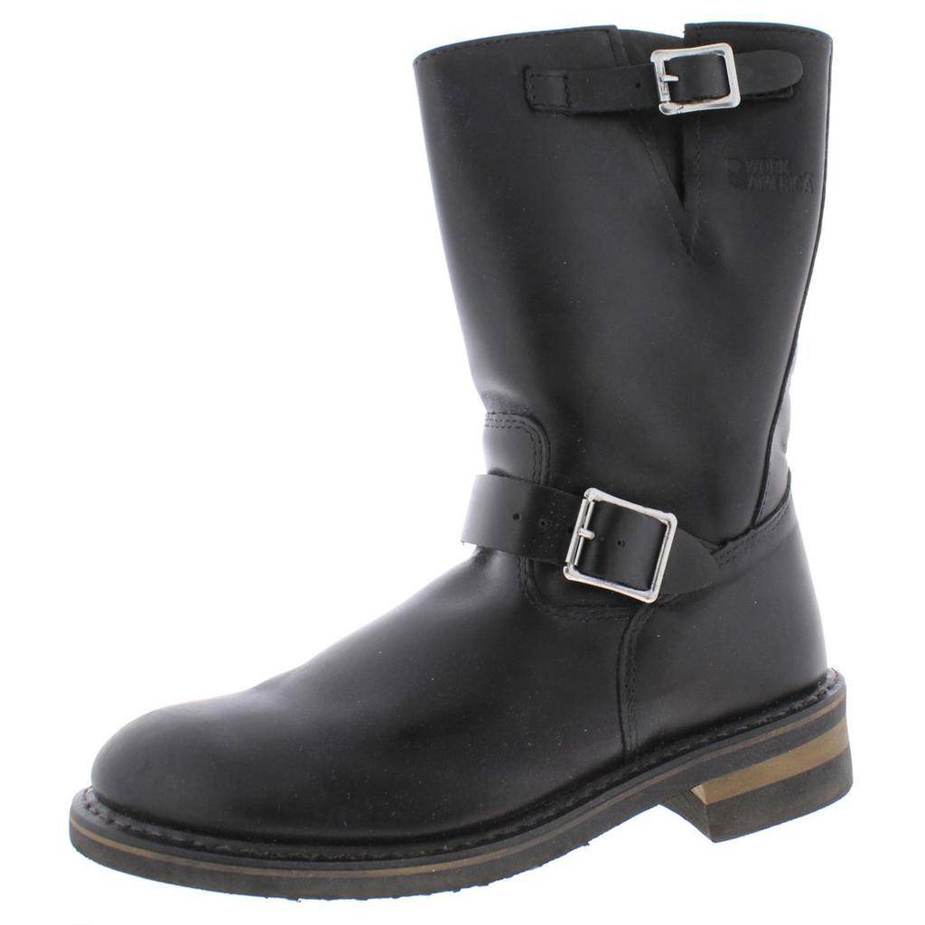 商品Work America|Work America Mens Wellington Leather Oil Resistant Work Boots,价格¥574,第3张图片详细描述