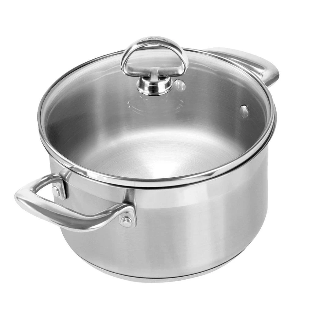 商品Chantal|Induction 21 Steel 2 qt. Soup Pot w/ Glass Lid,价格¥869,第1张图片