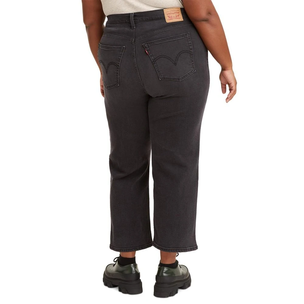 商品Levi's|Trendy Plus Size Wedgie Straight-Leg Jeans,价格¥178,第2张图片详细描述