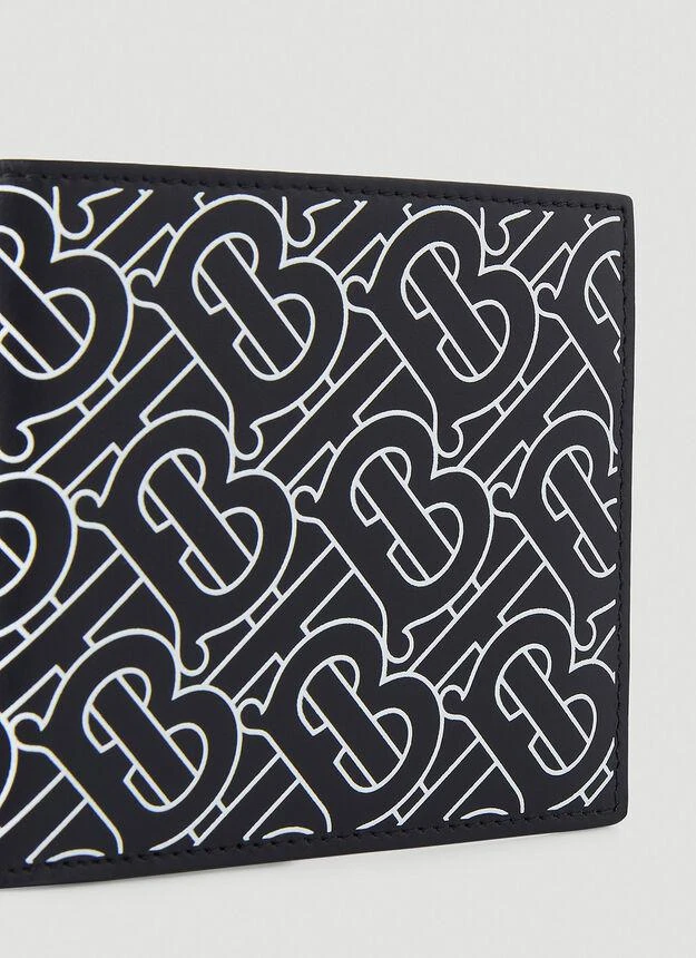 商品Burberry|Monogram Bi-Fold Wallet in Black,价格¥3807,第4张图片详细描述