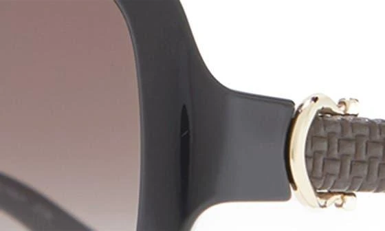 商品Salvatore Ferragamo|Salvatore Ferragamo 59mm Square Sunglasses,价格¥607,第4张图片详细描述