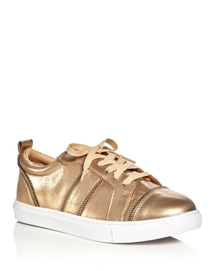 商品Botkier New York|Women's Harvey Zipper Lace Up Sneakers,价格¥469,第1张图片