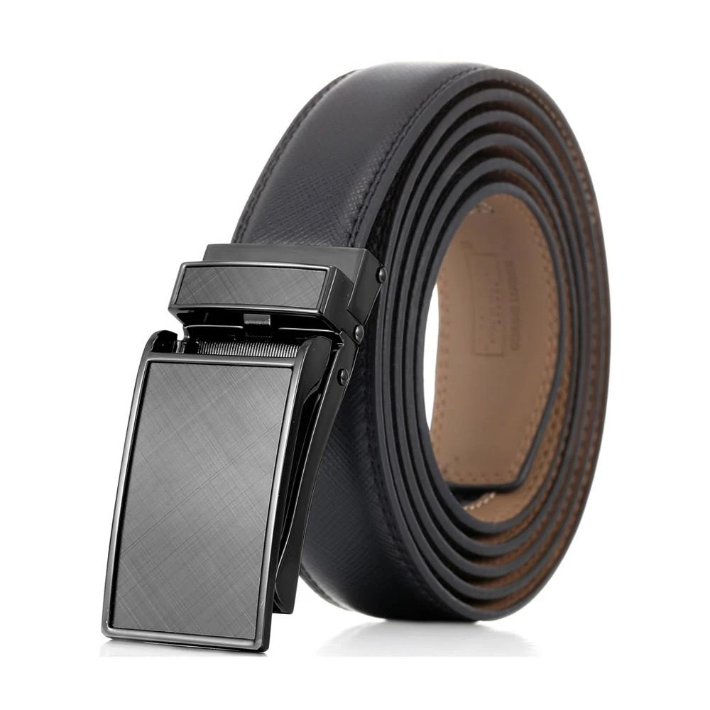 商品Mio Marino|Men's Linxx Designer Ratchet Leather Belt,价格¥187,第1张图片