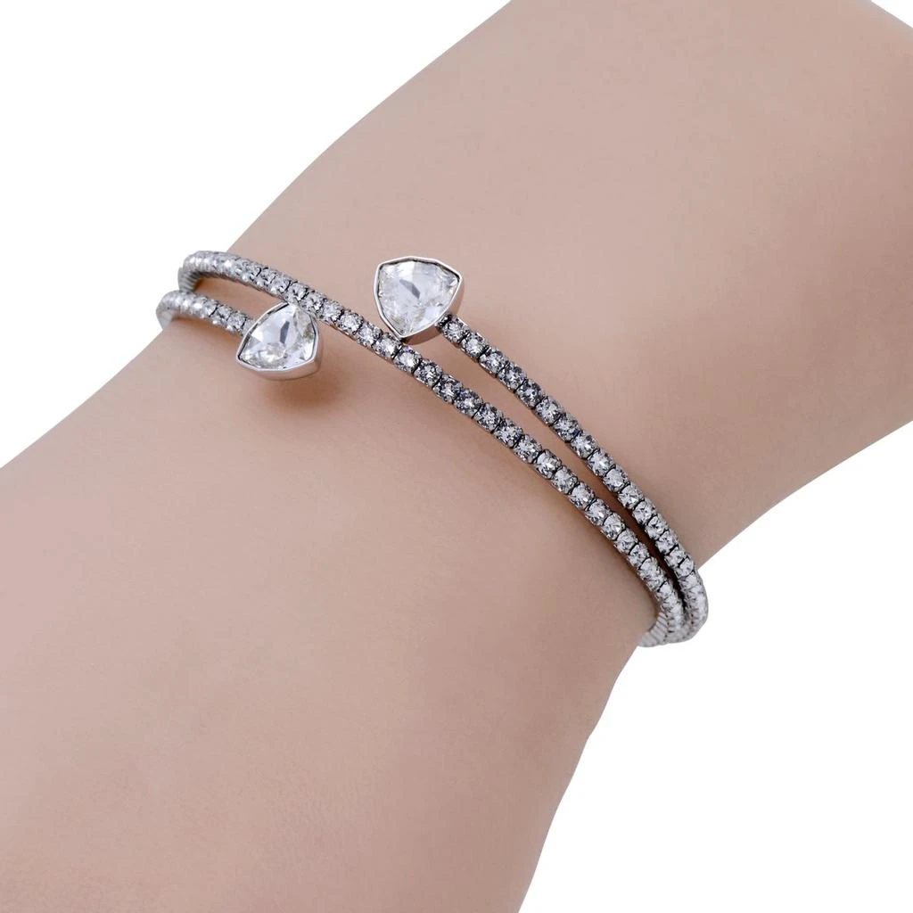 商品Swarovski|Swarovski Rhodium Plated And Crystal Bracelet 5528444,价格¥169,第2张图片详细描述