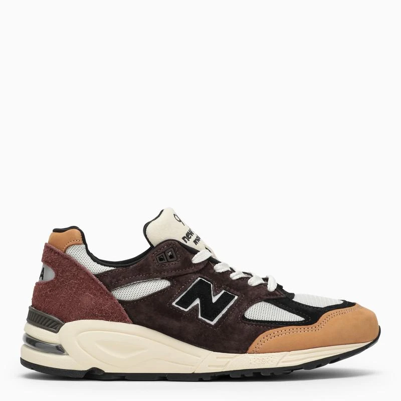 商品New Balance|Brown/beige/cream 990v2 Teddy Santis sneakers,价格¥1039,第1张图片