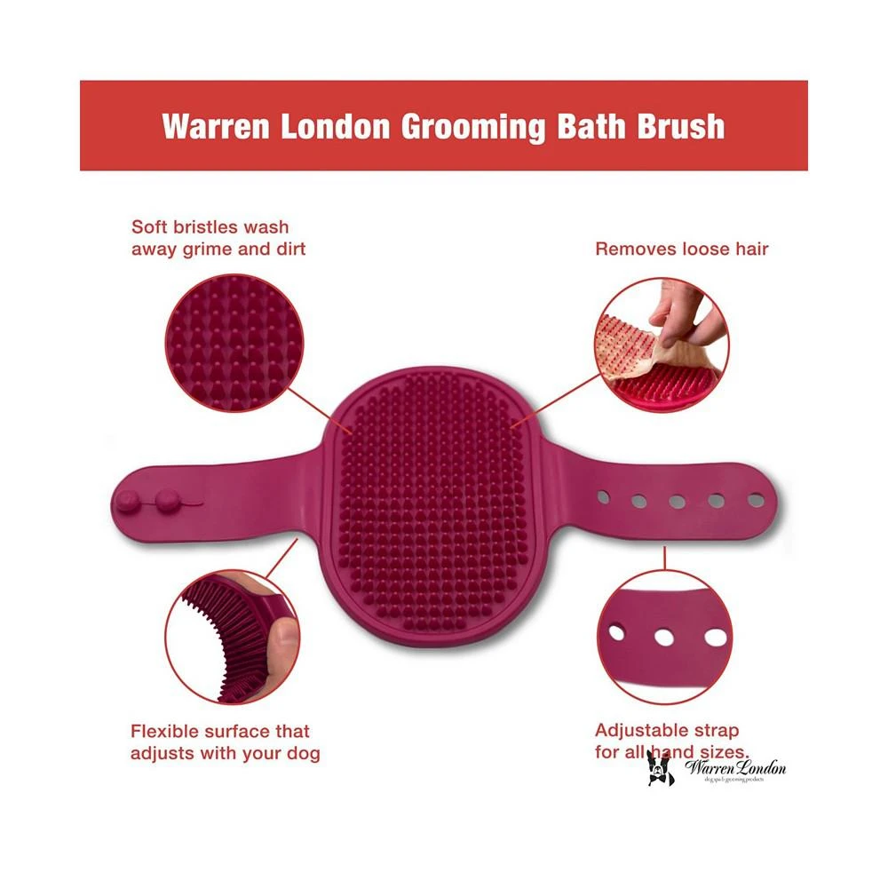 商品Warren London|Pet Bath Brush by | Pet Bathing Brush for Applying Dog Shampoo or Hydrating Butter | Two Colors,价格¥67,第2张图片详细描述