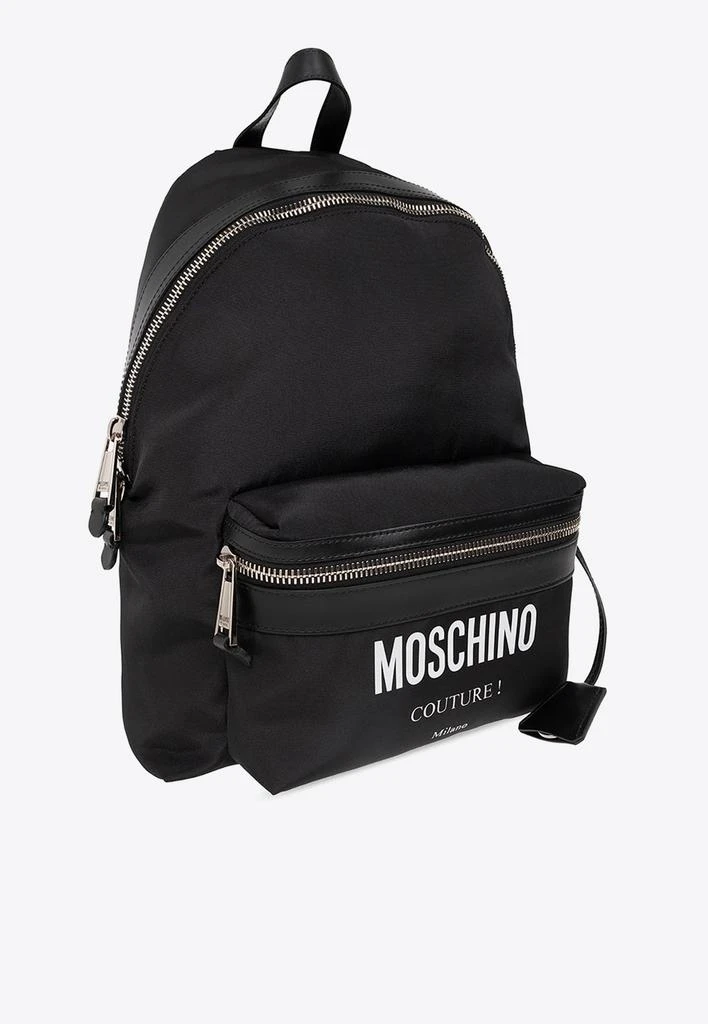 商品Moschino|Logo Print Nylon Backpack,价格¥6282,第3张图片详细描述