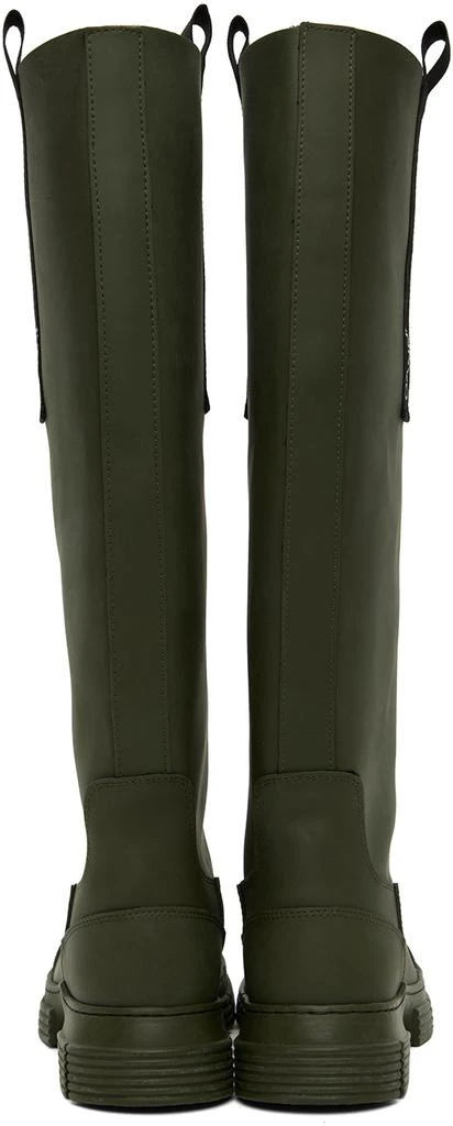 商品Ganni|Khaki Country Boots,价格¥684,第2张图片详细描述