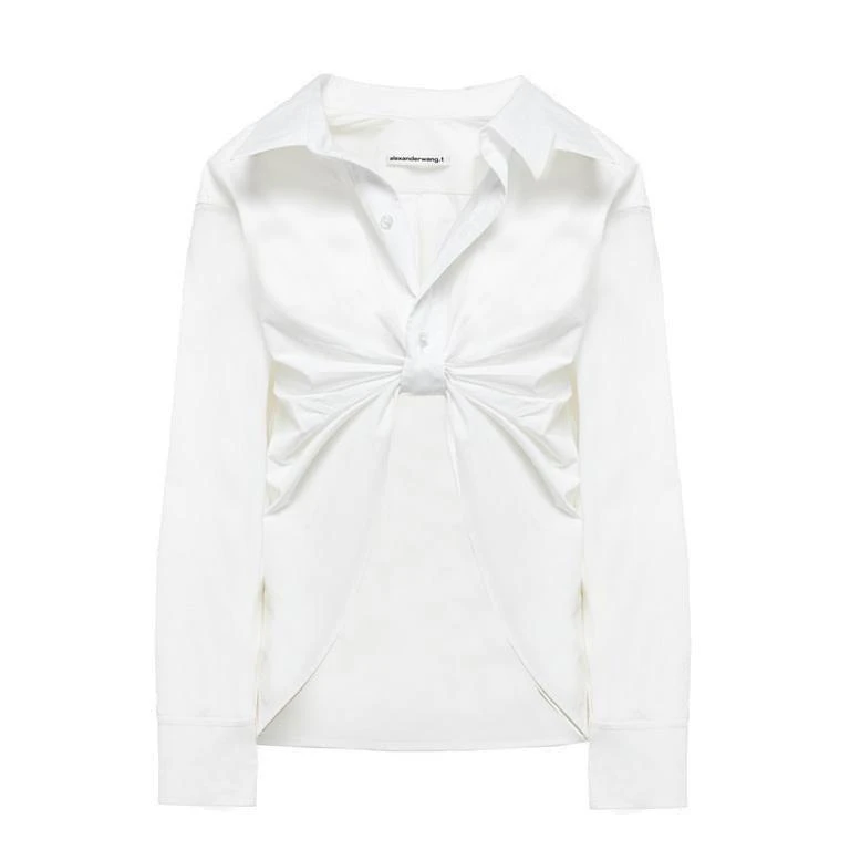 商品Alexander Wang|Alexander Wang Butterfly Cut-Out Long-Sleeved Shirt,价格¥1774,第1张图片