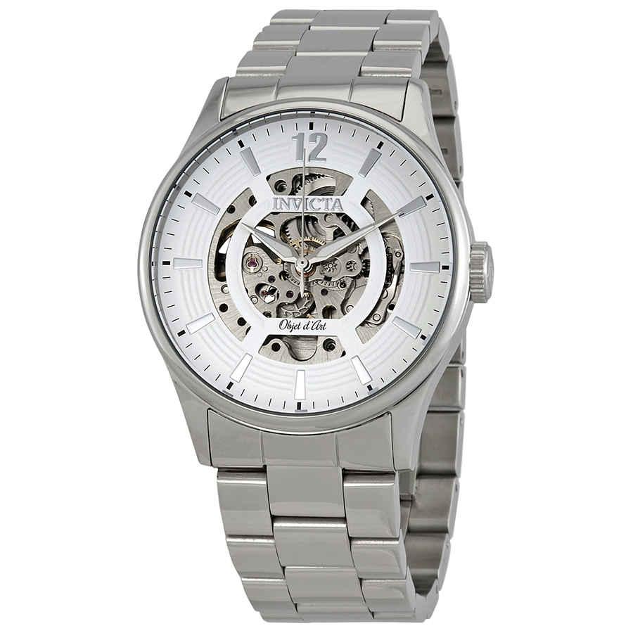 Invicta Objet D Art Automatic White Dial Mens Watch 27570商品第1张图片规格展示