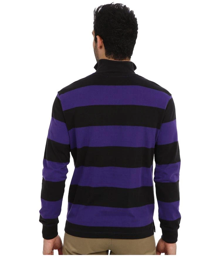 商品U.S. POLO ASSN.|Striped Rib Mock Neck 1/4 Zip Pullover,价格¥261,第3张图片详细描述