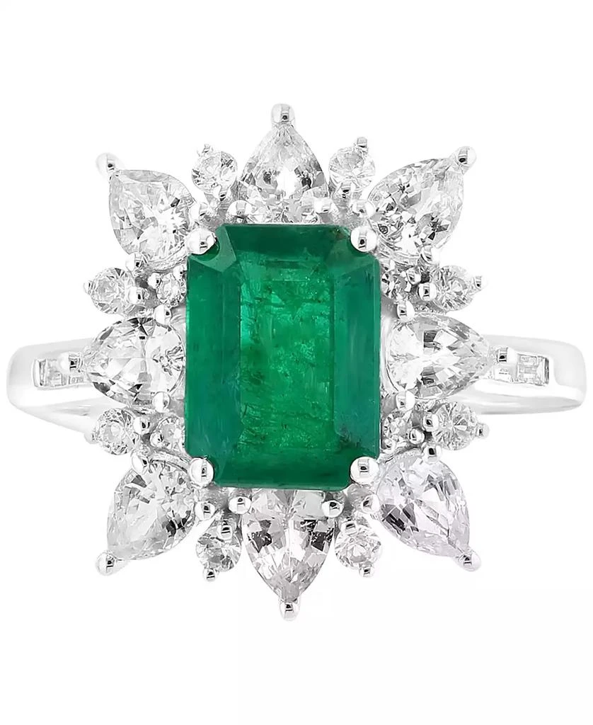 商品Effy|EFFY® Multi-Gemstone (3-3/8 ct. t.w.) Ring in 14k White Gold,价格¥26602,第3张图片详细描述