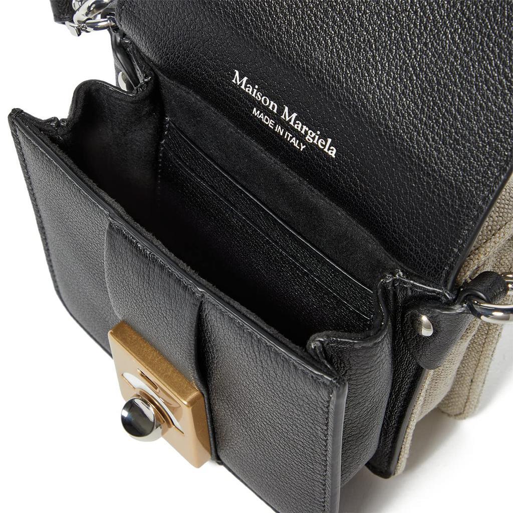 商品MAISON MARGIELA|New Lock Square Baby Shoulder Bag,价格¥13445,第6张图片详细描述