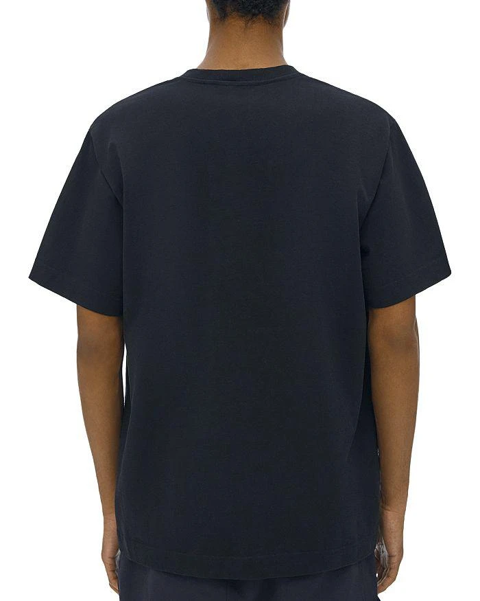 商品Helmut Lang|Cotton Flocked Logo Graphic Tee,价格¥910,第3张图片详细描述