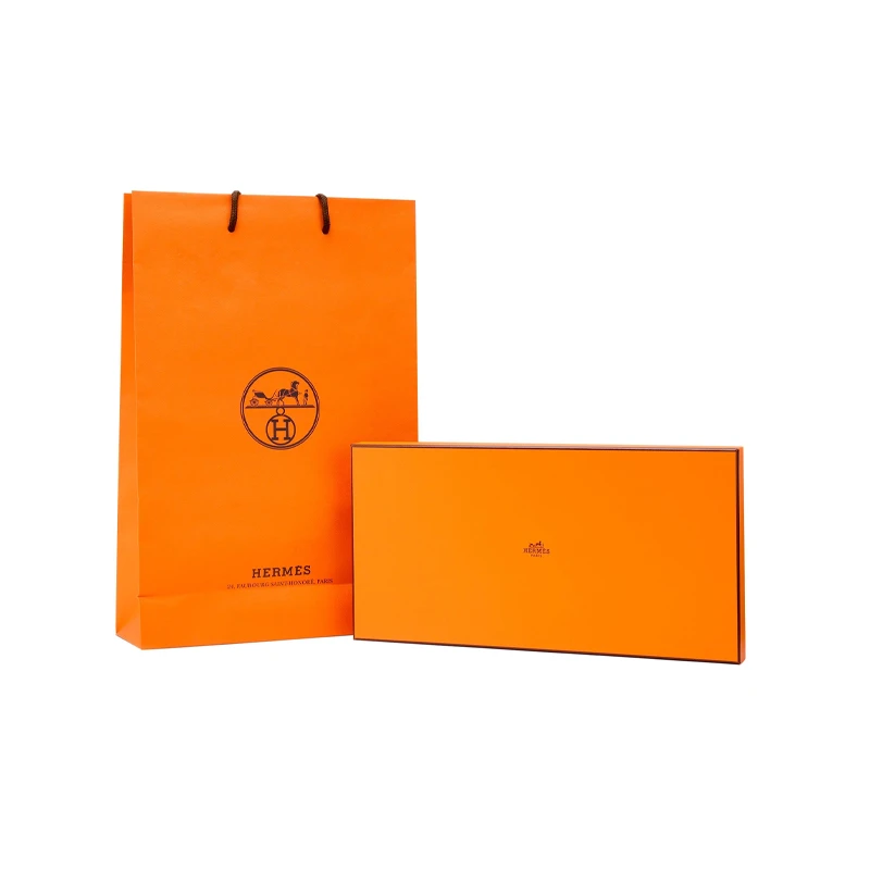 商品[国内直发] Hermes|爱马仕 经典图案印花装饰 桑蚕丝 山羊绒 丝巾 女款 杂灰色,价格¥3555,第3张图片详细描述