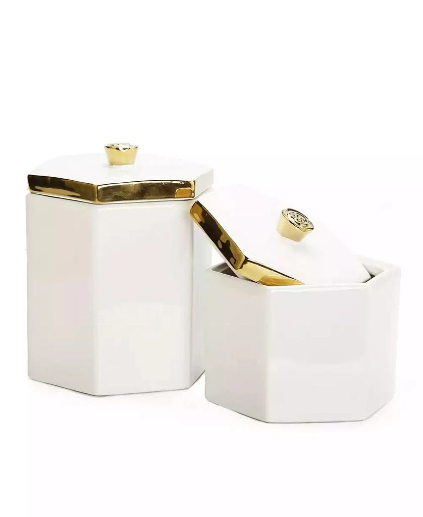 商品Vivience|Hexagon Shaped Box with Flower Knob on Cover,价格¥277,第2张图片详细描述