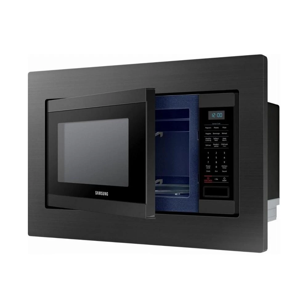 商品SAMSUNG|1.9 Cu. Ft. Black Stainless Countertop Microwave,价格¥2873,第2张图片详细描述
