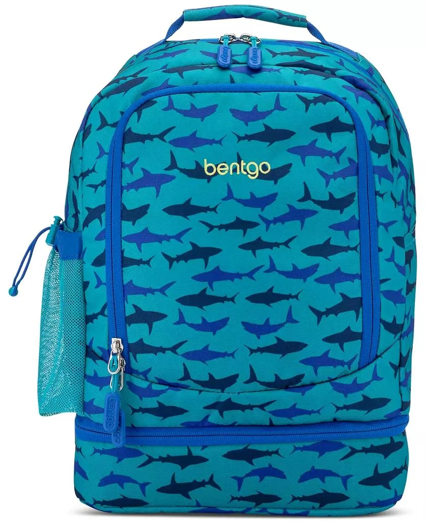 商品Bentgo|2-in-1 Backpack & Insulated Lunch Bag - Shark,价格¥298,第2张图片详细描述