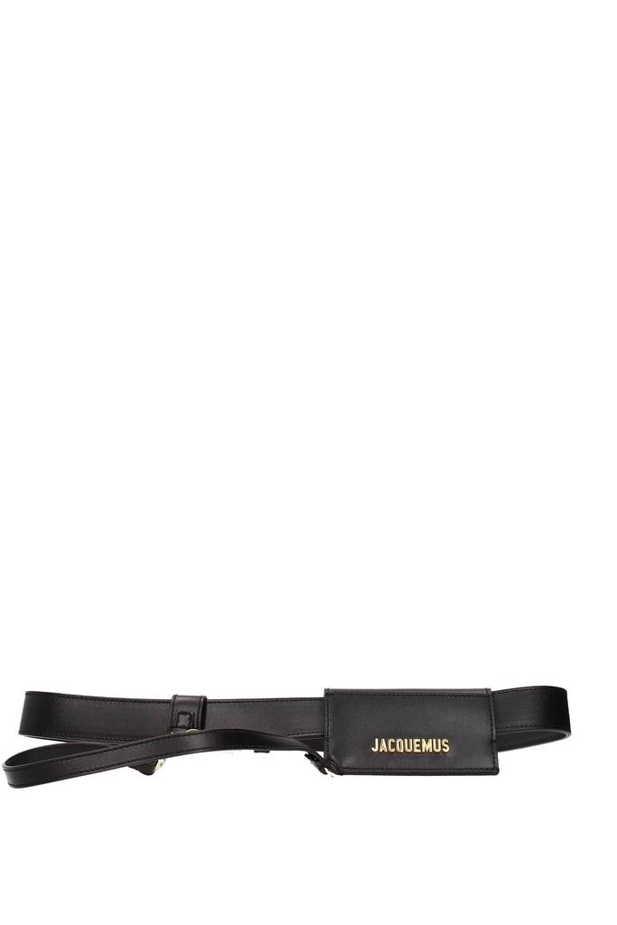商品Jacquemus|Regular belts Leather Black,价格¥2524,第2张图片详细描述