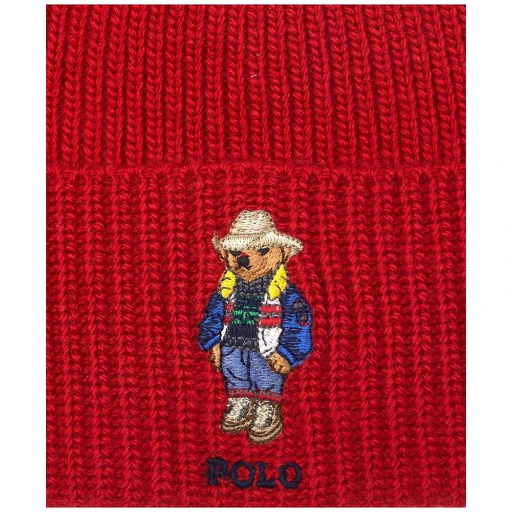 商品Ralph Lauren|Solid Holiday Bear Beanie,价格¥440,第2张图片详细描述