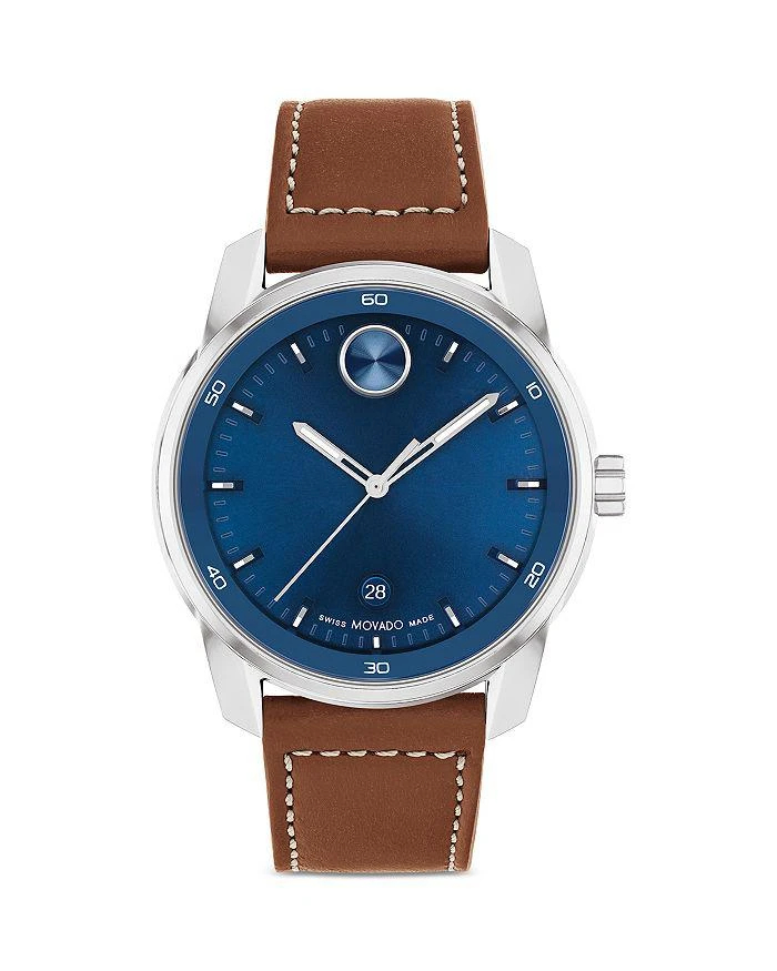商品Movado|Bold Verso Stainless Steel Watch, 42mm,价格¥4121,第1张图片详细描述