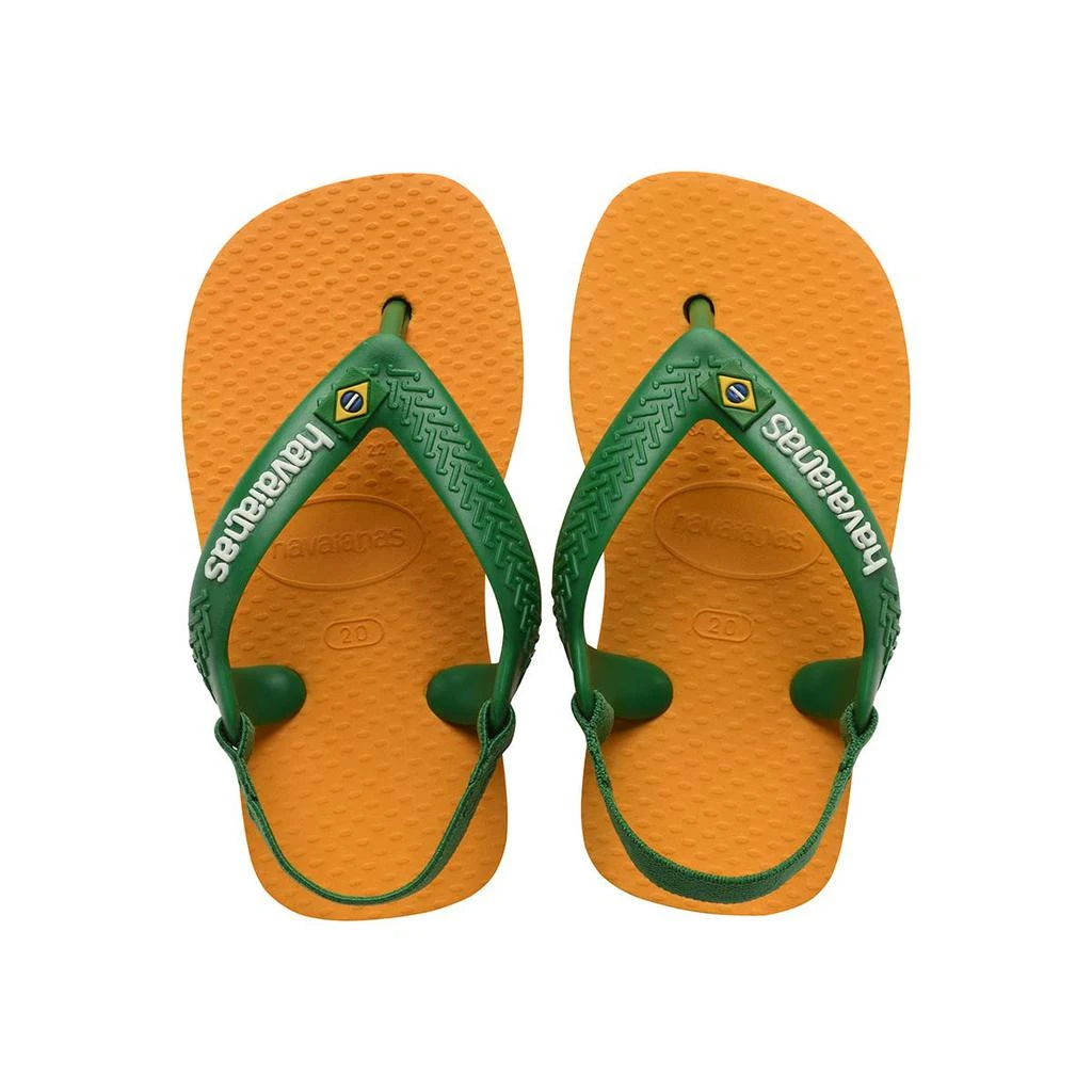 商品Havaianas|Brazil Logo Flip Flop Sandal (Toddler),价格¥149,第1张图片