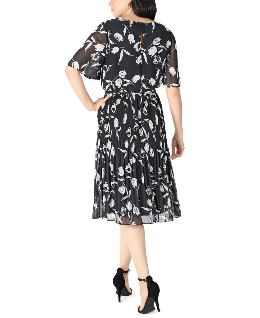 商品Sandra Darren|Flutter Sleeve Chiffon Dress,价格¥377,第3张图片详细描述