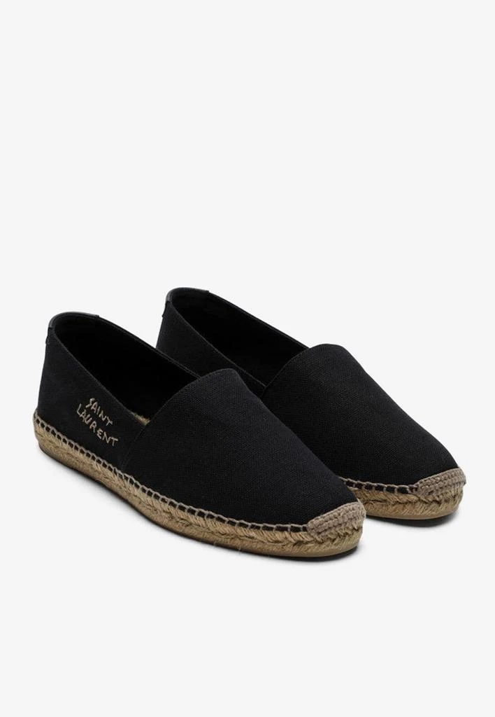 商品Yves Saint Laurent|Logo Lettering Canvas Espadrilles,价格¥3623,第2张图片详细描述