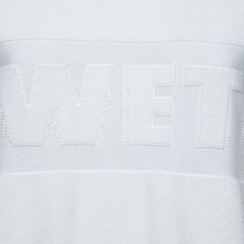 Alexander Wang White Terrycloth Knit Wet Embossed Sweatshirt M商品第3张图片规格展示