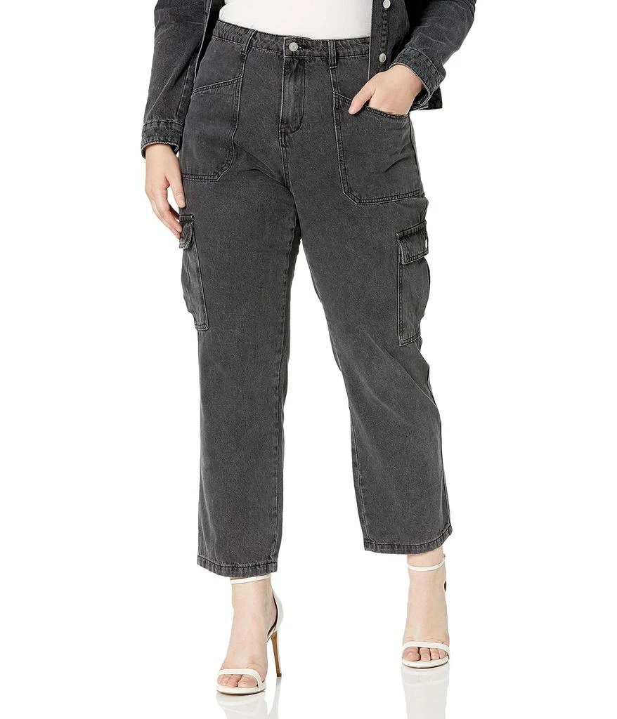 商品KENDALL & KYLIE|KENDALL + KYLIE Women's Cargo Pant - Amazon Exclusive,价格¥462,第3张图片详细描述