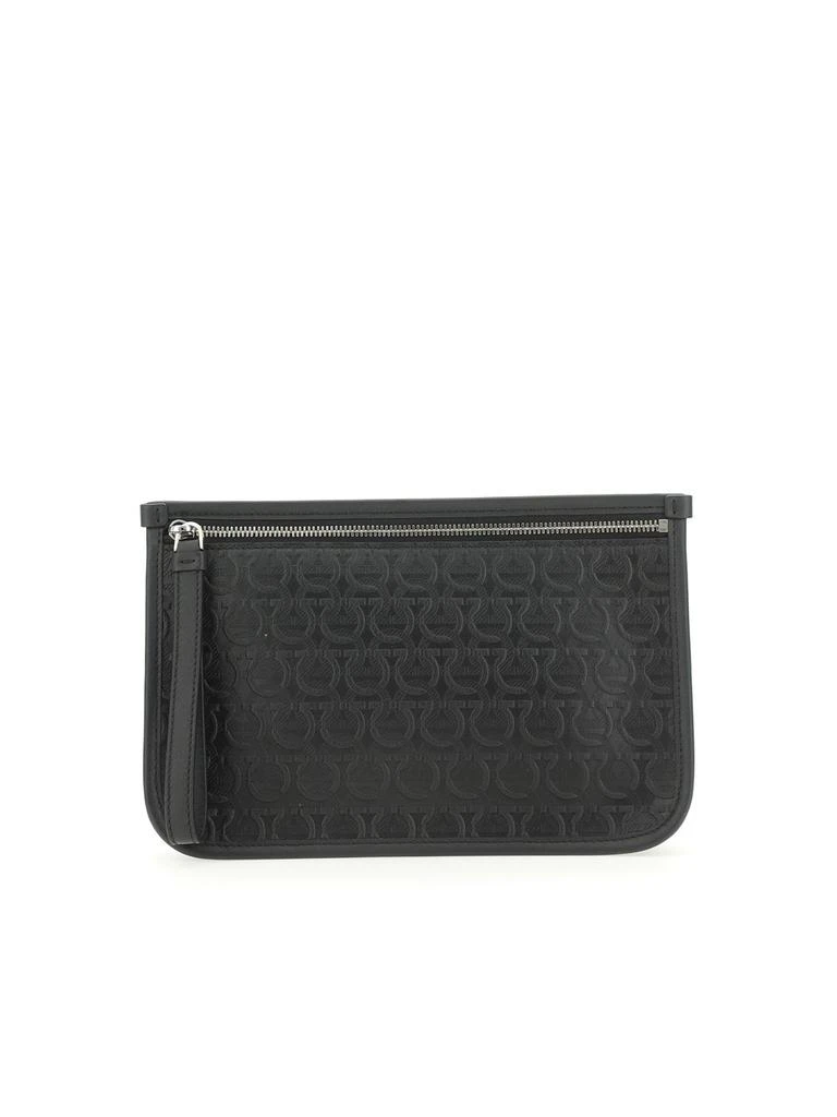 商品Salvatore Ferragamo|Ferragamo Gancini Pouch,价格¥4498,第1张图片