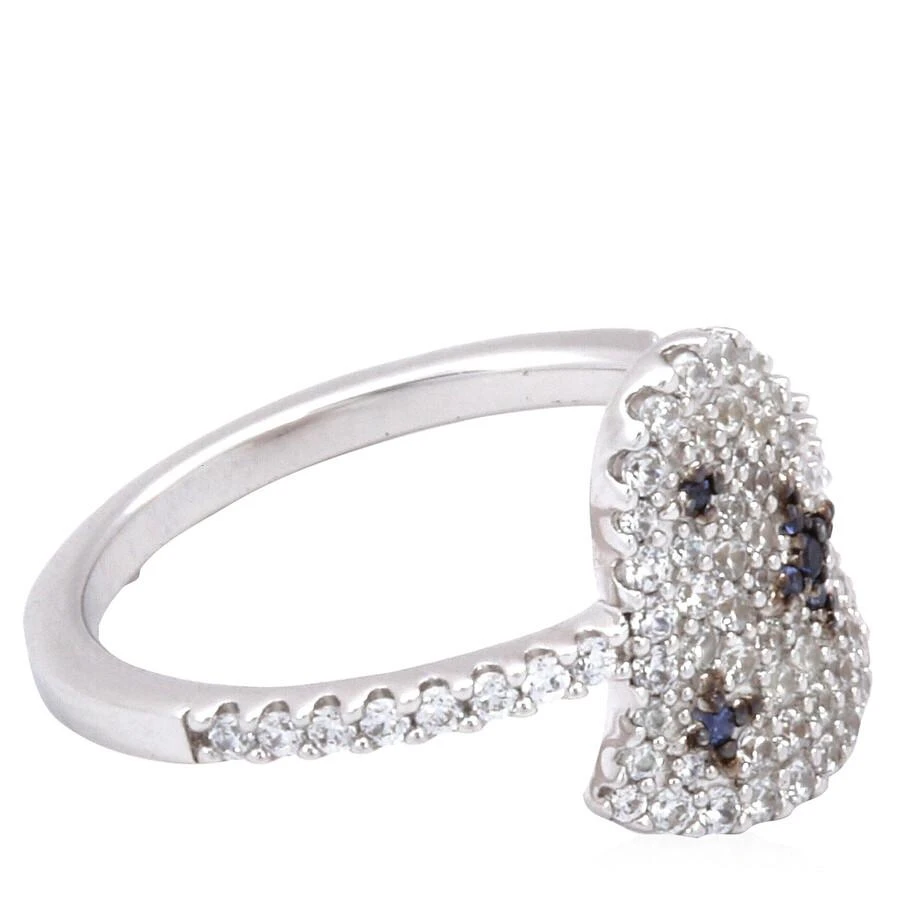 商品apm Monaco|APM Monaco Ladies Sterling Silver With White / Blue Crystal Ring, Size 54,价格¥470,第2张图片详细描述
