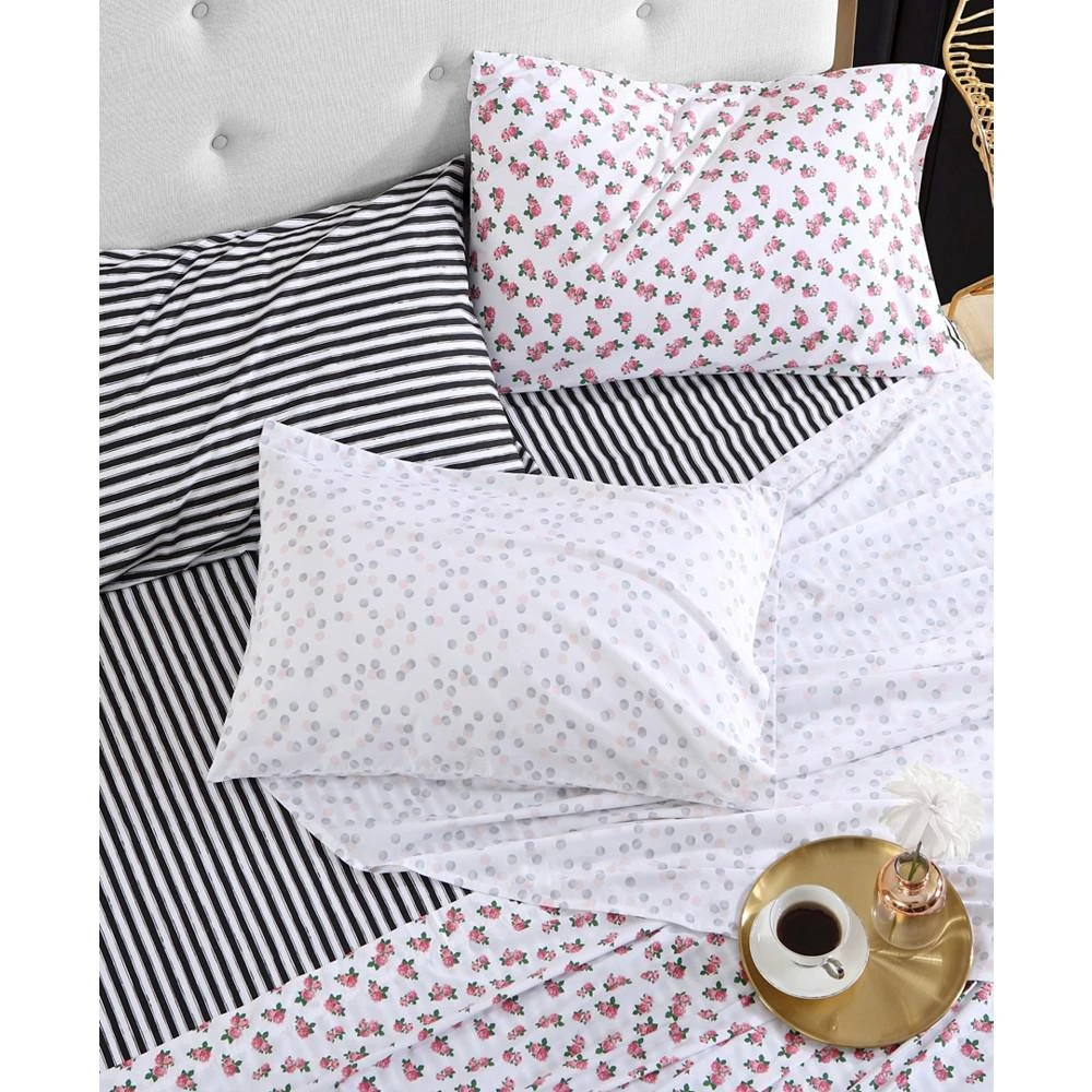 Sketchy Stripe Cotton Percale 4 Piece Sheet Set 商品