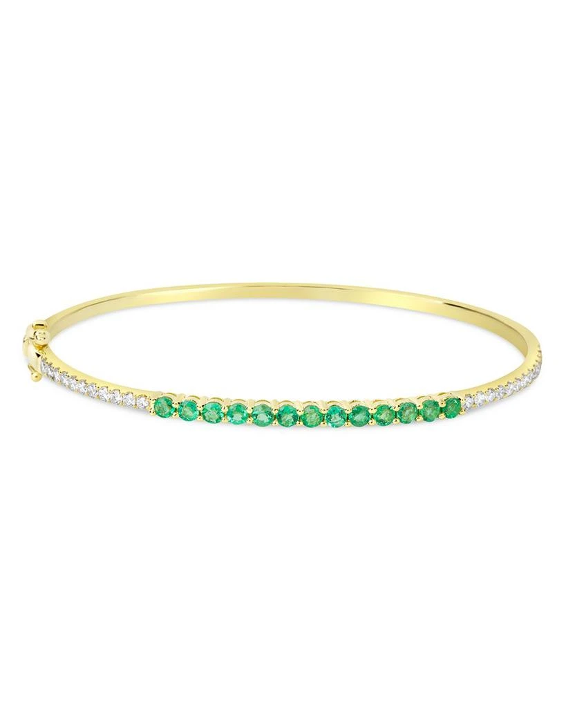 商品Meira T|14K Yellow Gold Diamond & Emerald Bracelet,价格¥24999,第1张图片详细描述