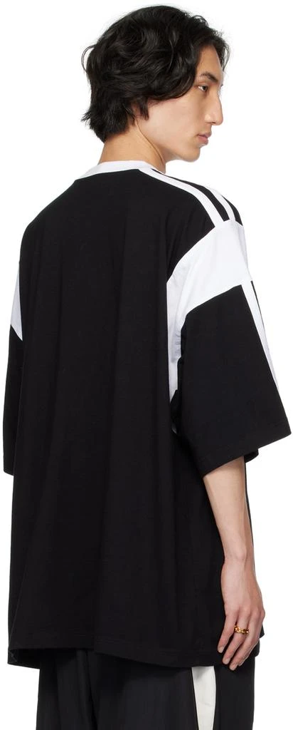 商品Balenciaga|Black & White Boxy Sporty T-Shirt,价格¥6439,第3张图片详细描述