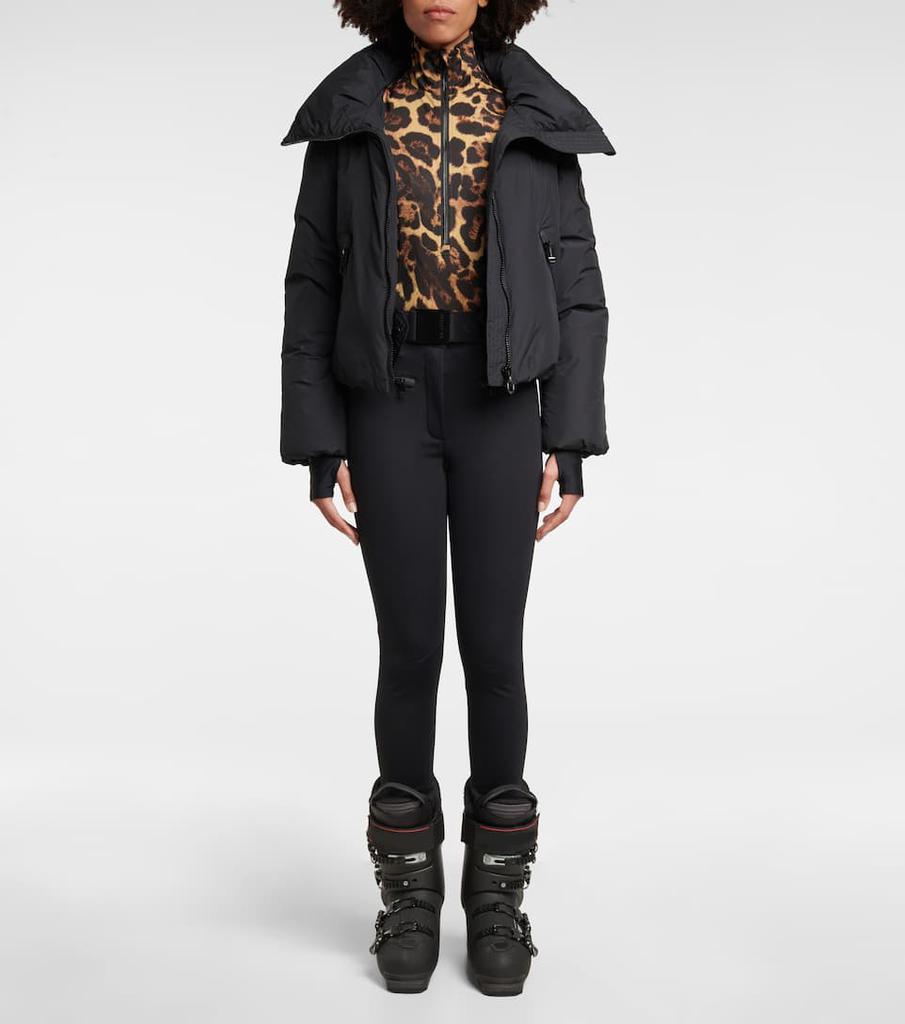 商品Goldbergh|Leona jaguar-print mockneck ski top,价格¥1207,第4张图片详细描述