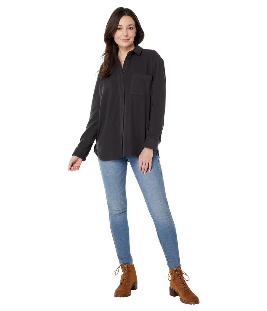 商品Madewell|Thermal Fleece Shirt Jacket,价格¥350,第6张图片详细描述
