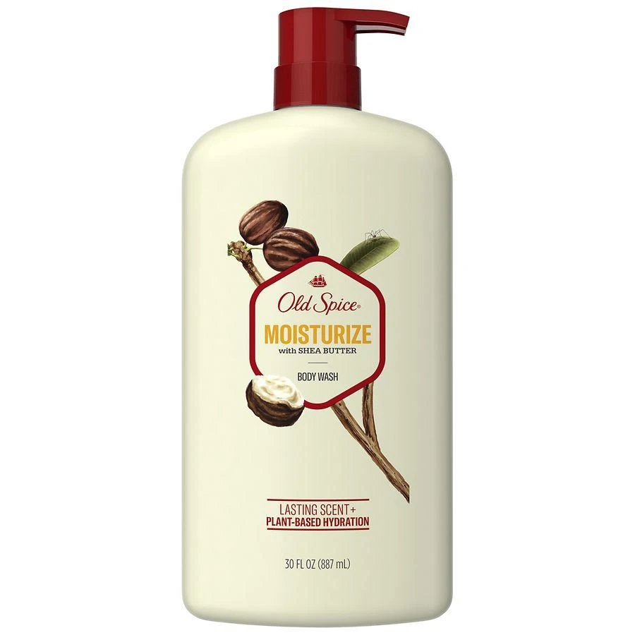 商品Old Spice|Men's Body Wash Moisturize with Shea Butter, 24/7 Moisturization Fresh,价格¥81,第4张图片详细描述