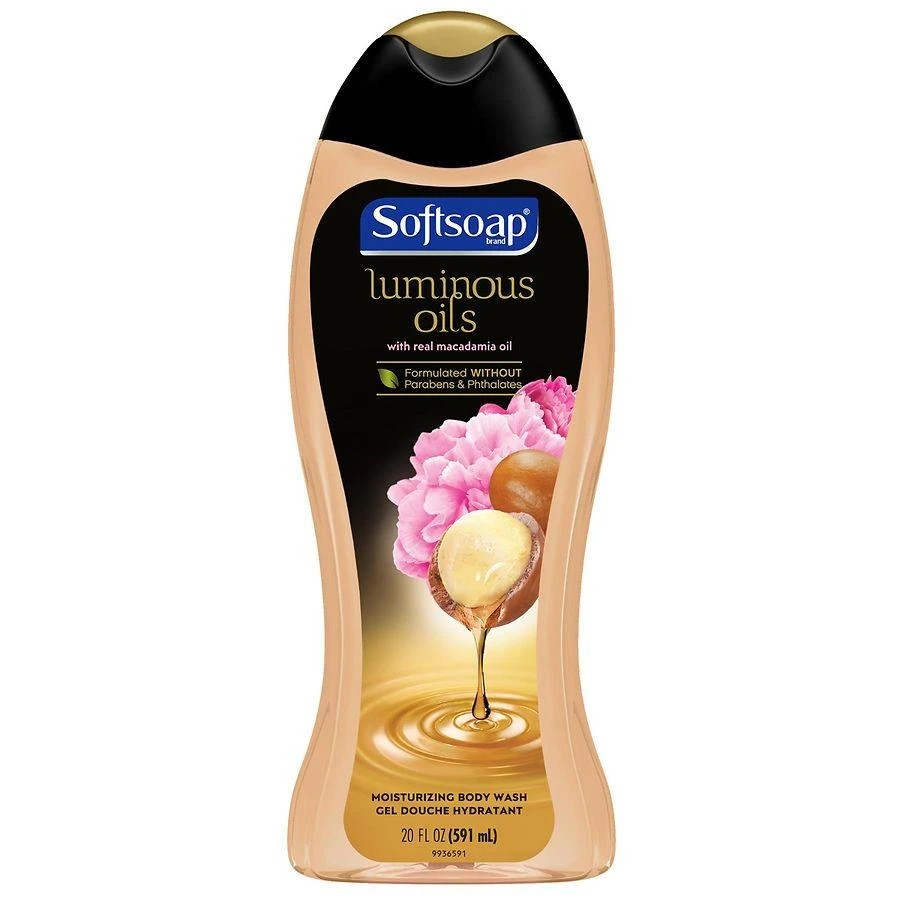 商品Softsoap|Luminous Oils Body Wash Macadamia Oil & Peony,价格¥50,第1张图片