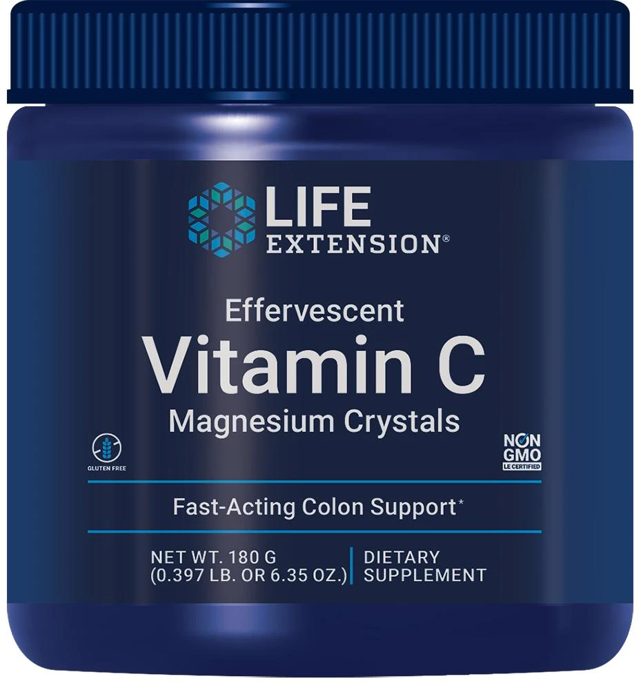 商品Life Extension|Life Extension Effervescent Vitamin C Magnesium Crystals (180 grams),价格¥109,第1张图片